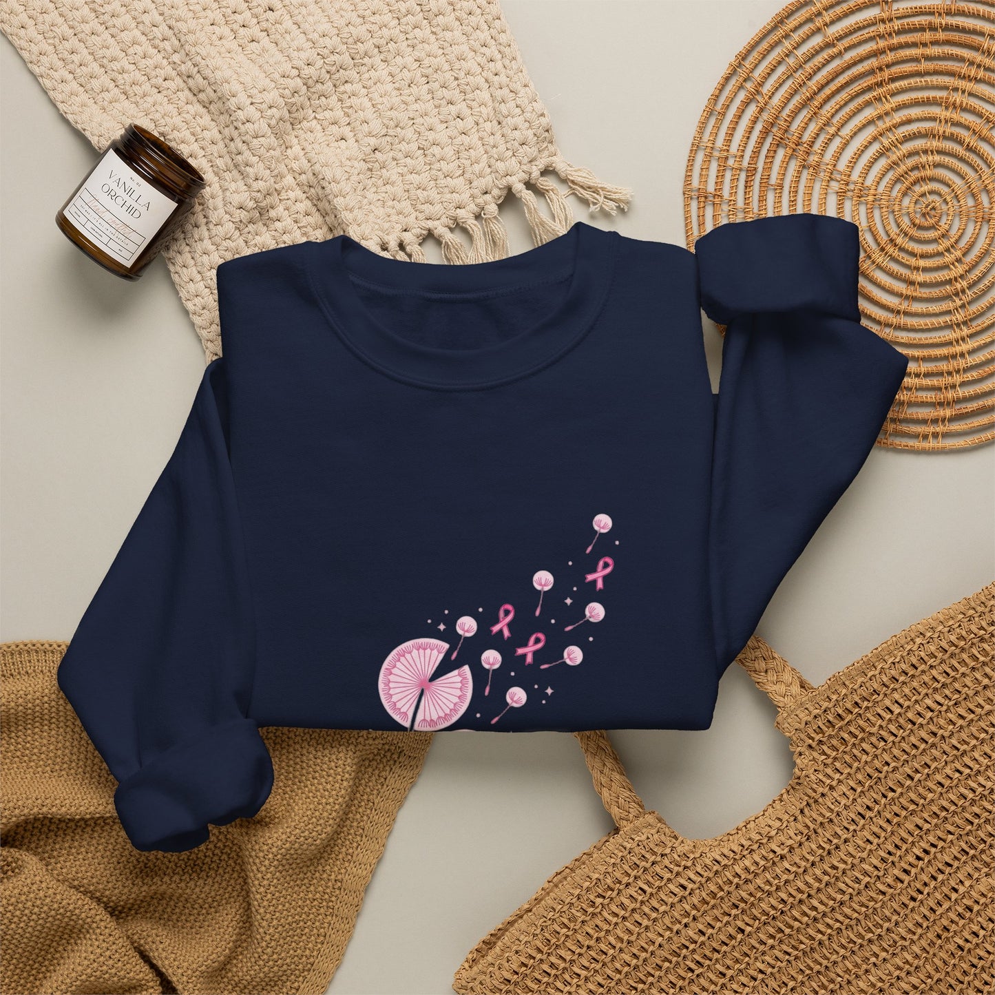 Let Hope Fly ribbon sweatshirt | Breast Cancer Awareness, Pink Ribbon
