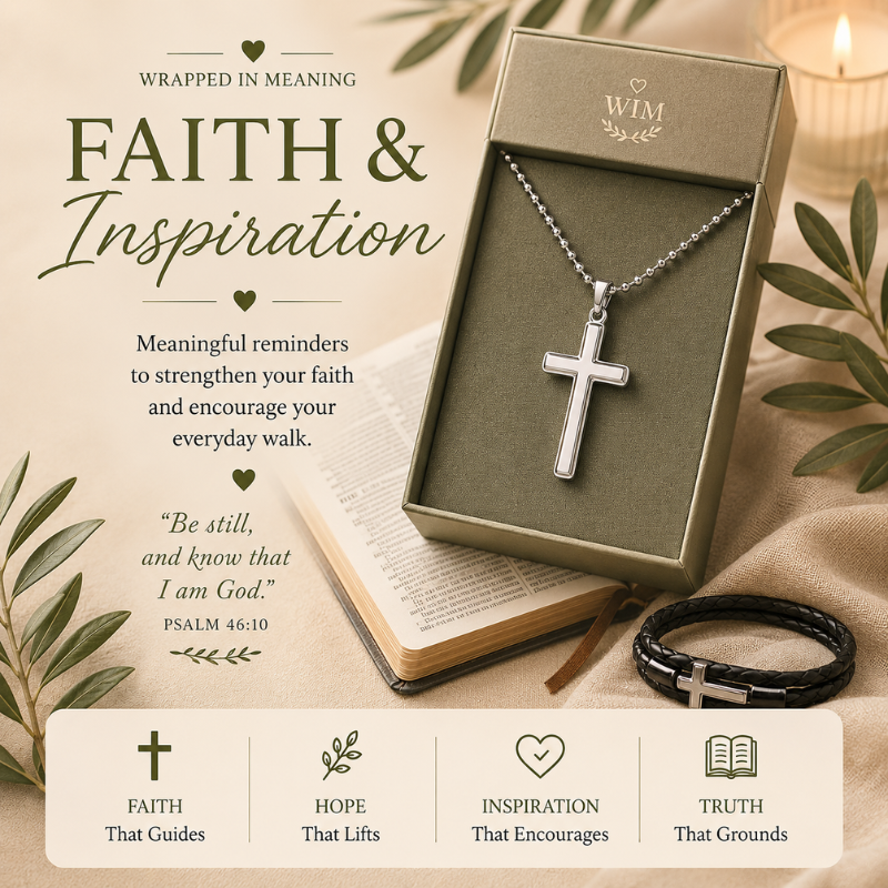 Wear your faith with meaning. 