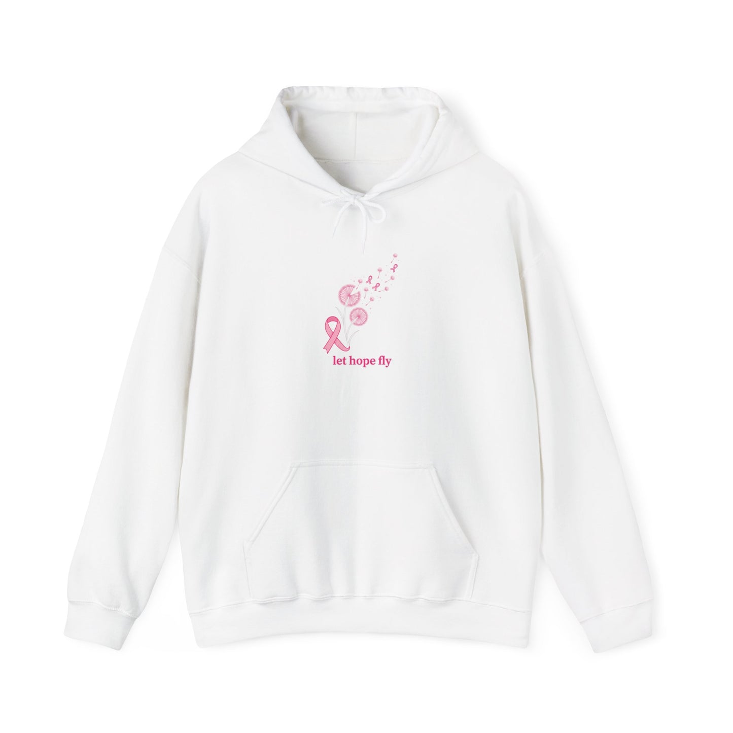 Pink Ribbon 'let hope fly' Hoodie | Breast Cancer Awareness