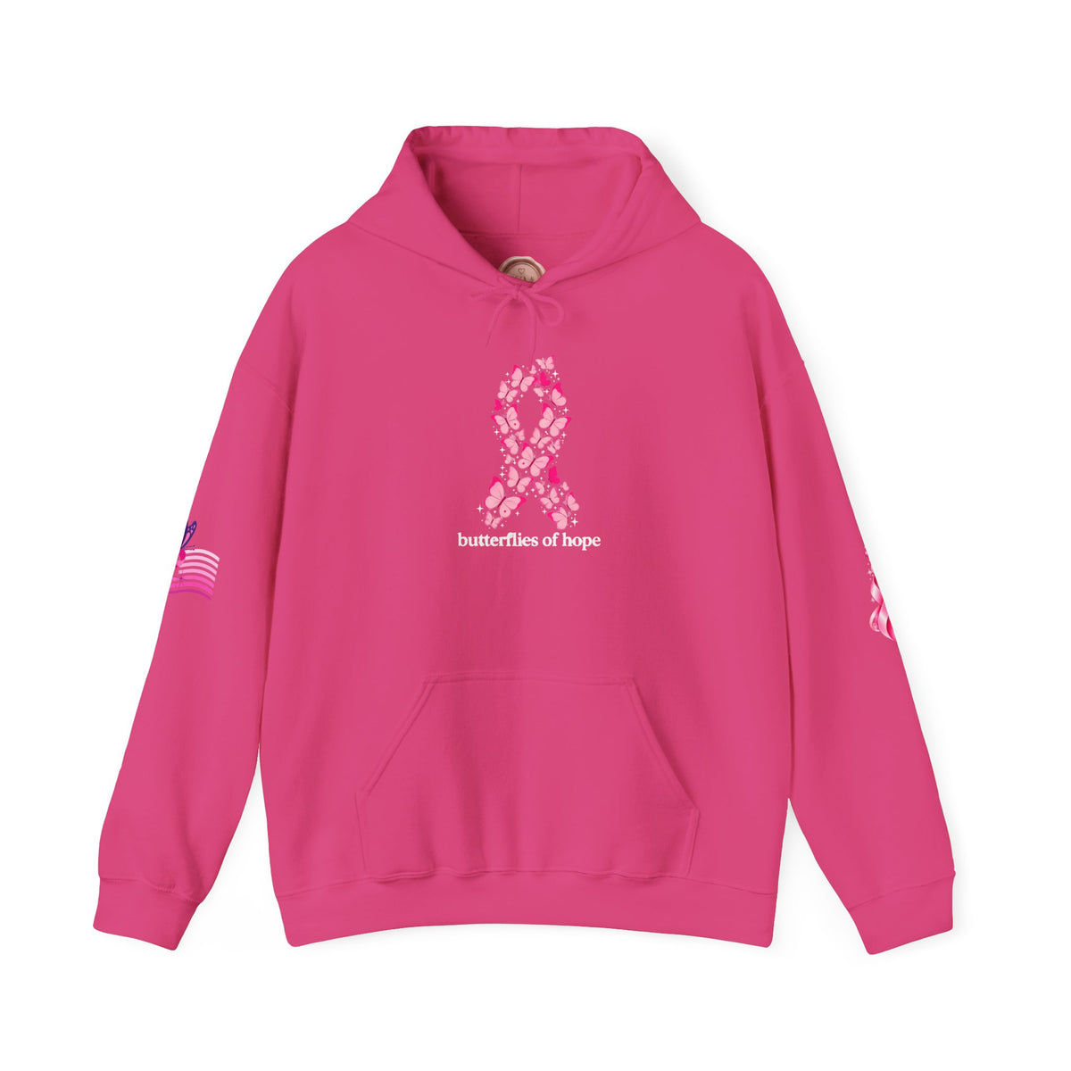 Pink Ribbon Support Hoodie | Breast Cancer Awareness, Survivor Solidarity