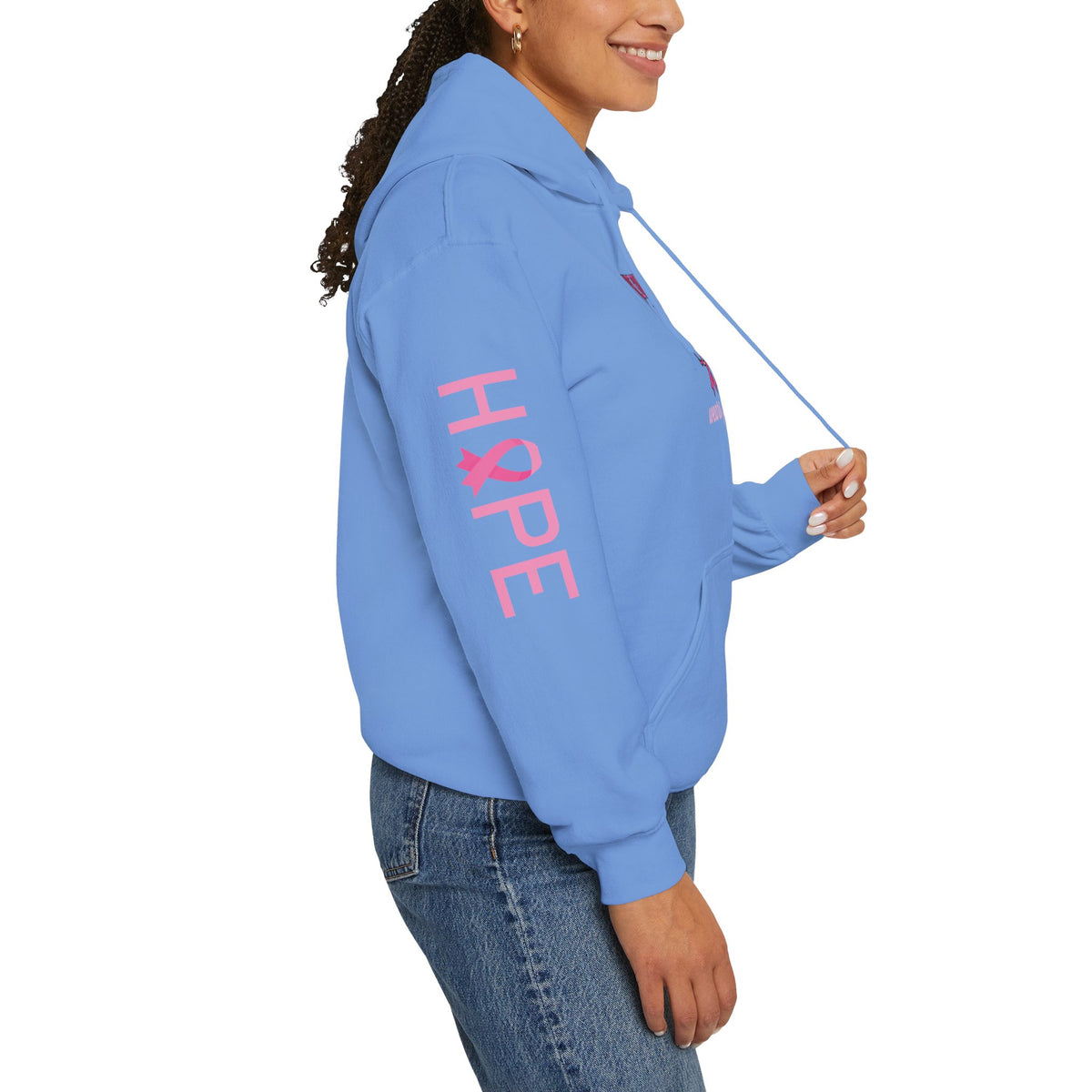 Nurse Squad Wears Pink Hoodie | Breast Cancer Awareness Nurse Pullover | Pink Ribbon Support Hoodie