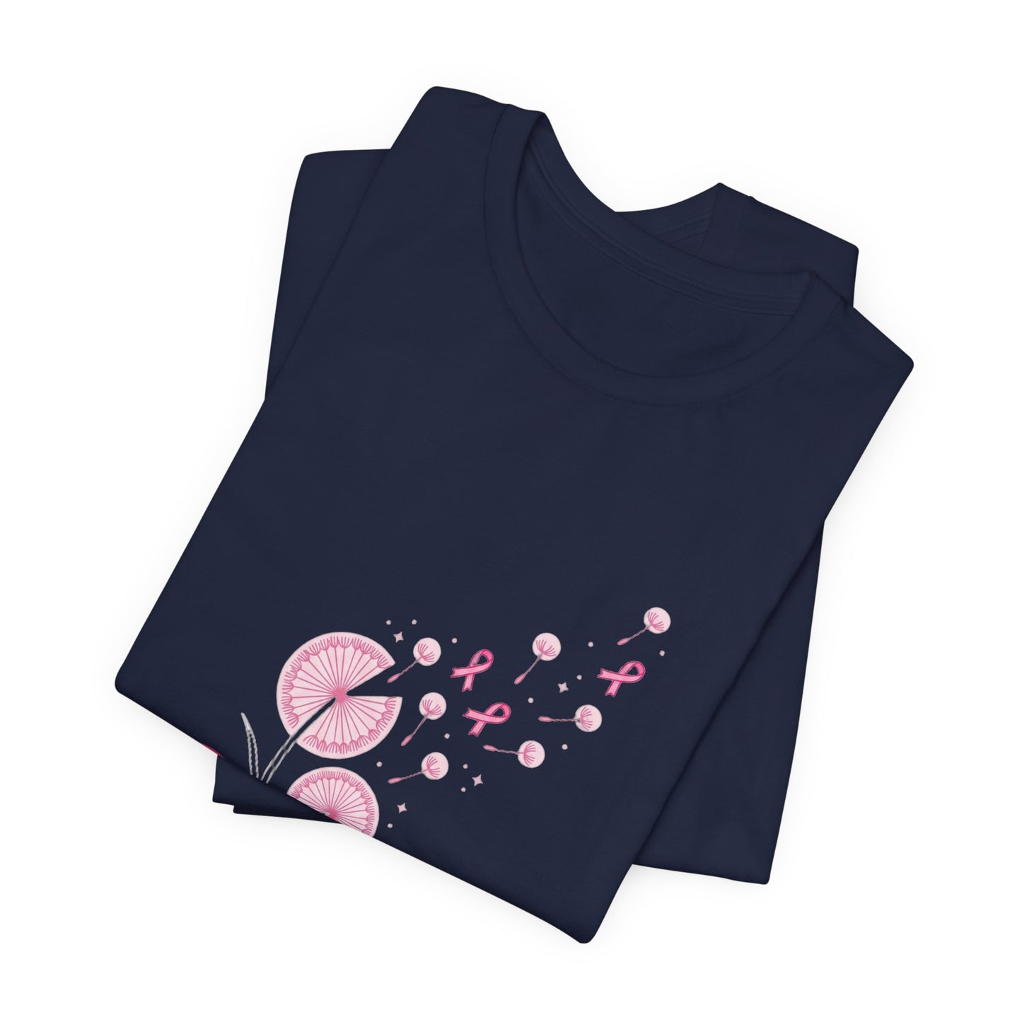 Let Hope Fly Breast Cancer Ribbon T-Shirt | Pink Awareness Tee