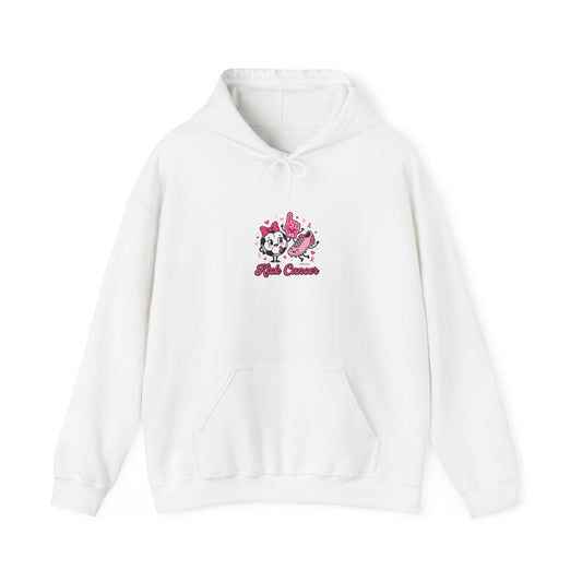 Breast Cancer Ribbon Floral Hoodie | Pink Awareness Support