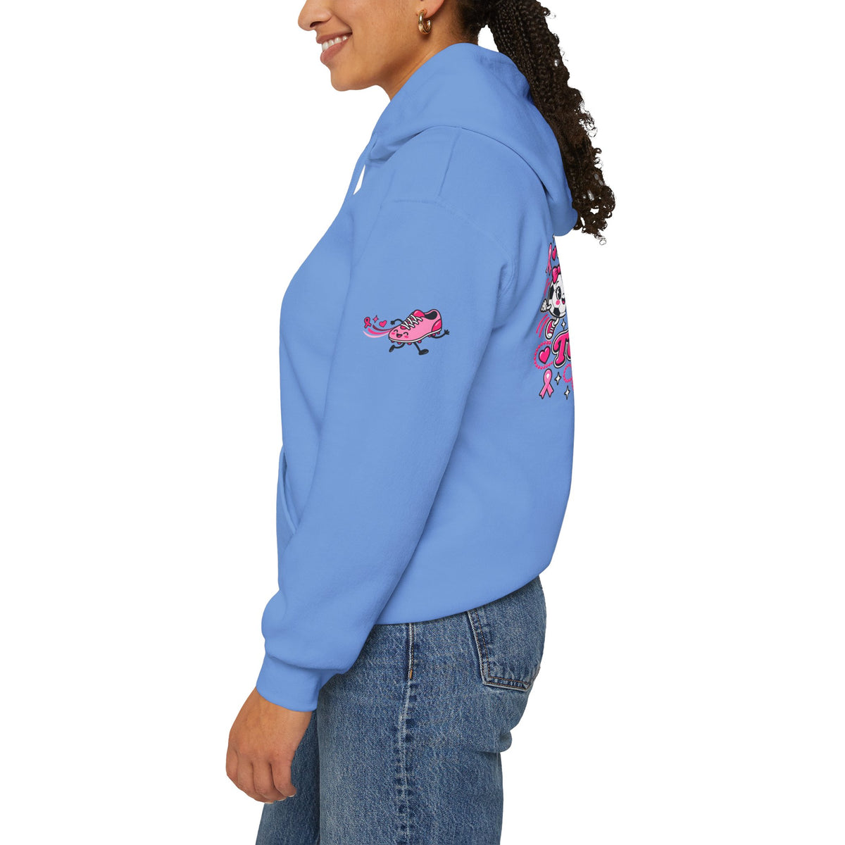 Kick Cancer Breast Cancer Awareness Hoodie | Pink Ribbon Support