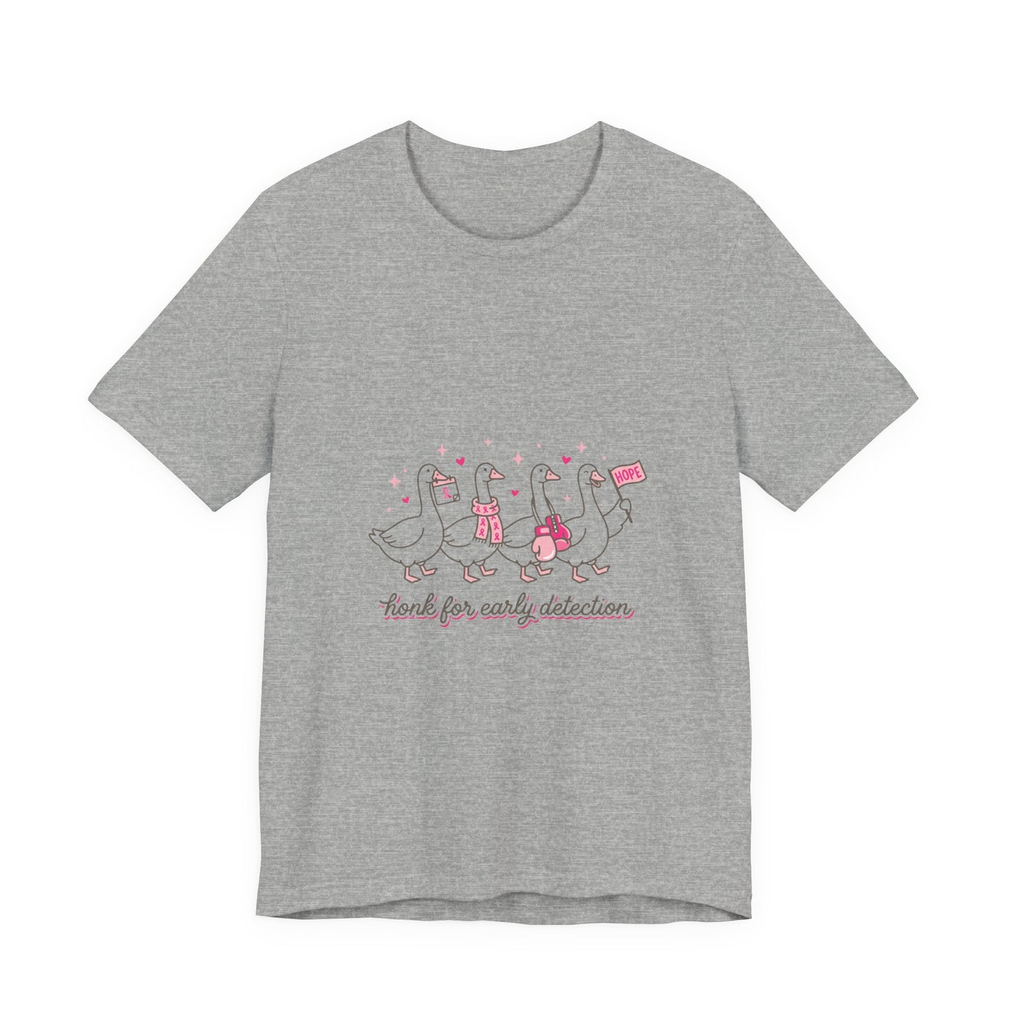 Think Pink Ribbon Ducks T-Shirt | Breast Cancer Awareness, Survivor Support