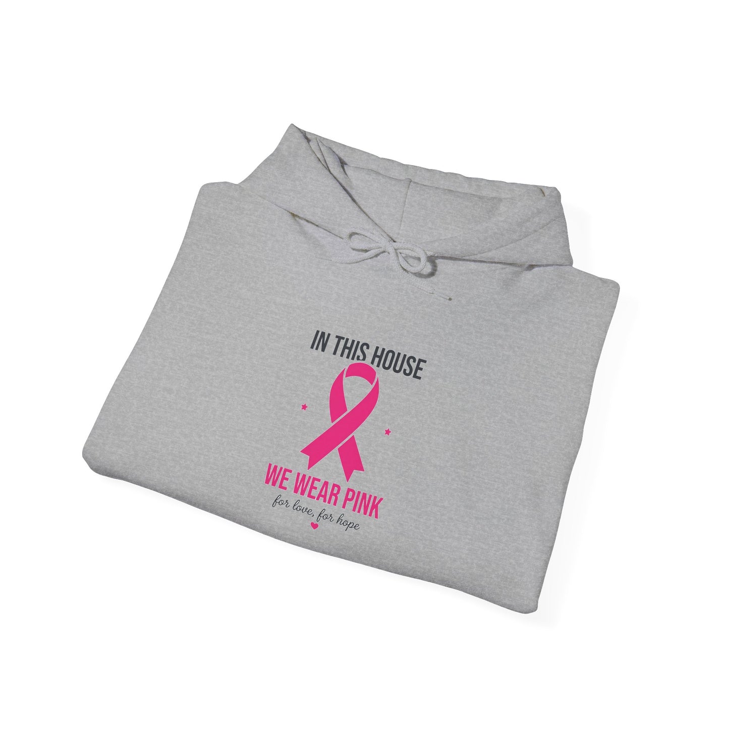 Breast Cancer Awareness Ribbon Hoodie | Pink Support Sweatshirt