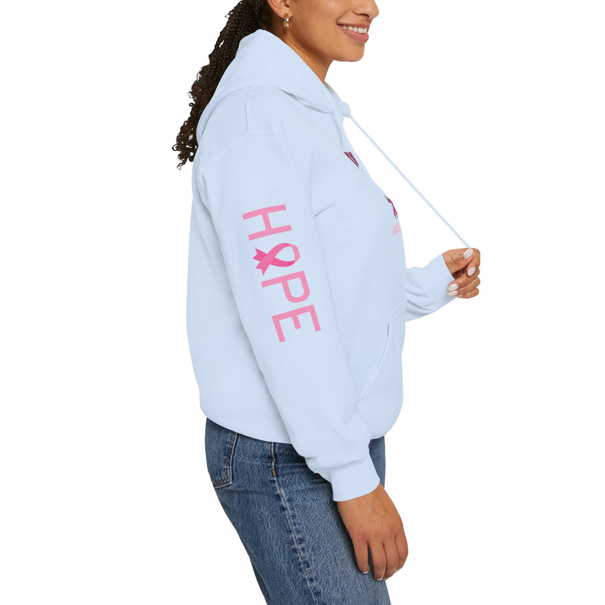 Nurse Squad Wears Pink Hoodie | Breast Cancer Awareness Nurse Pullover | Pink Ribbon Support Hoodie