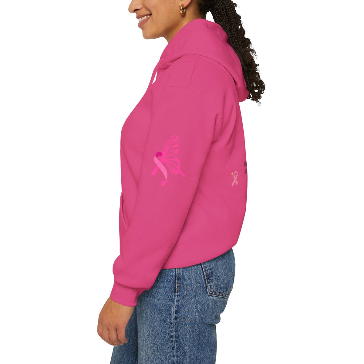 Nurse Squad Wears Pink Hoodie | Breast Cancer Awareness Nurse Pullover | Pink Ribbon Support Hoodie