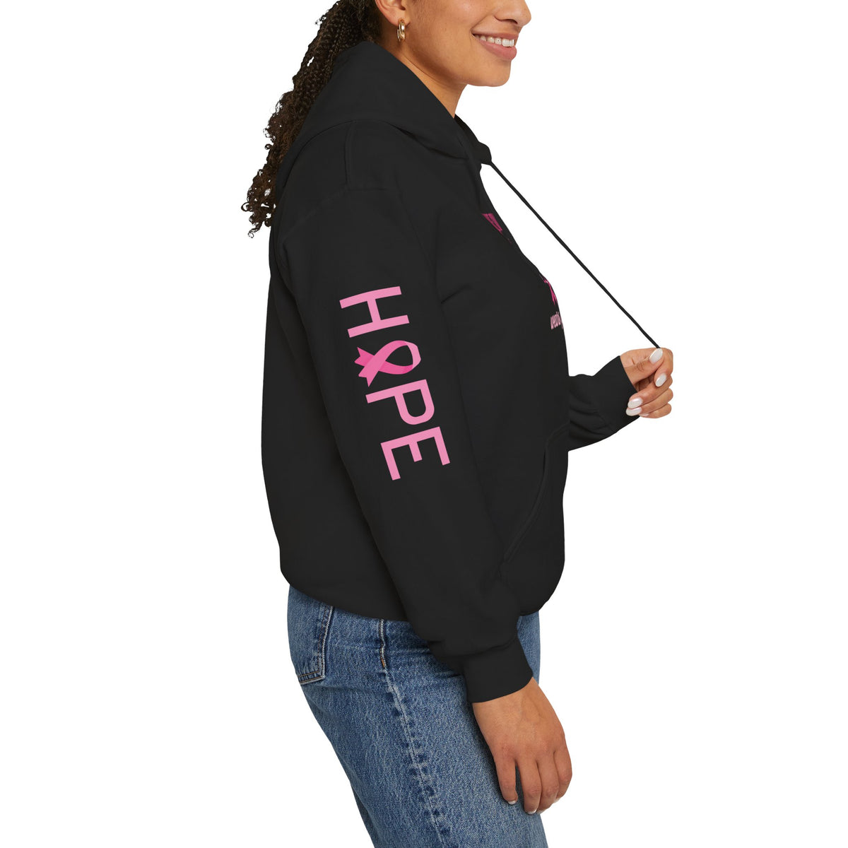 Nurse Squad Wears Pink Hoodie | Breast Cancer Awareness Nurse Pullover | Pink Ribbon Support Hoodie