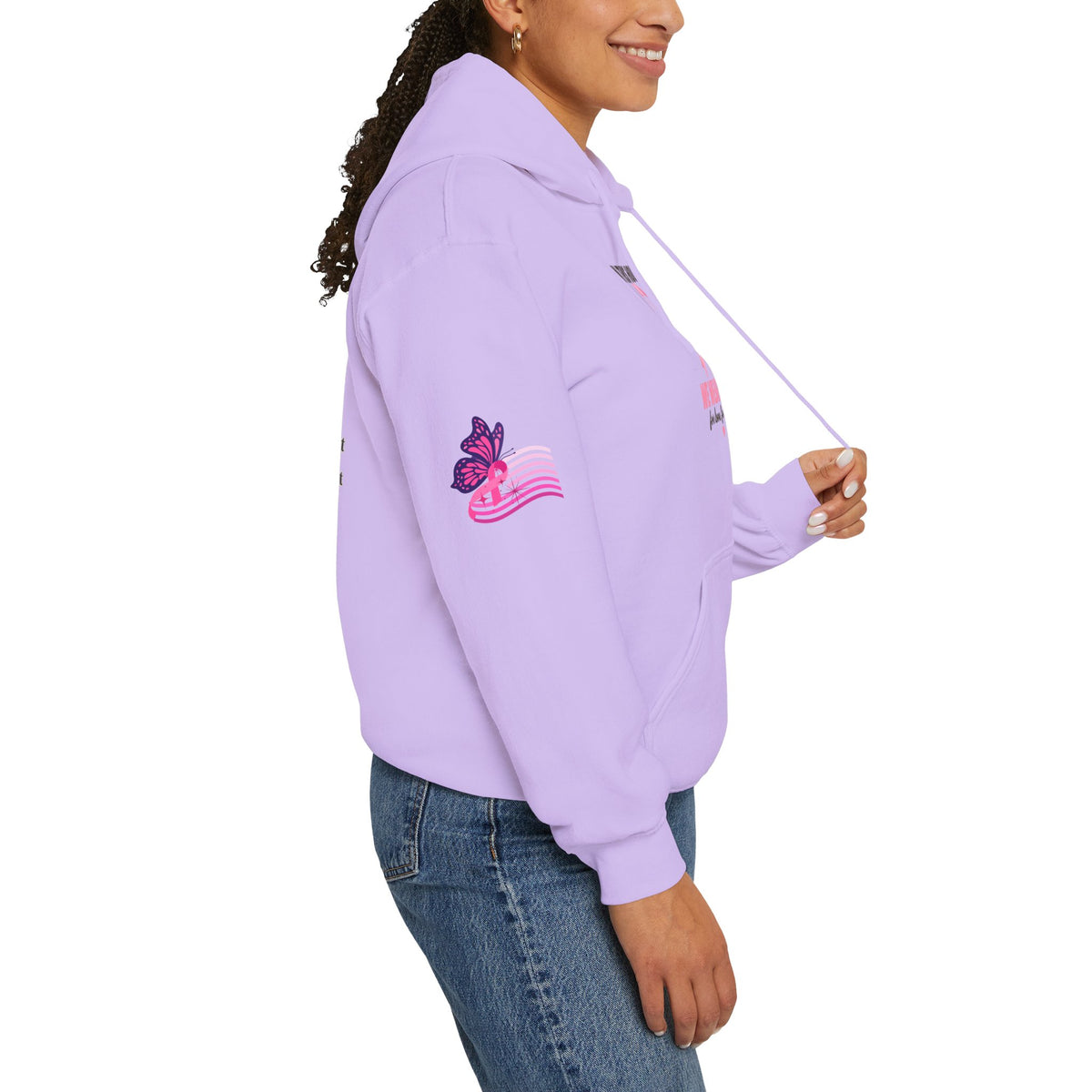 In This House We Wear Pink Hoodie | Breast Cancer Awareness, Faith & Hope