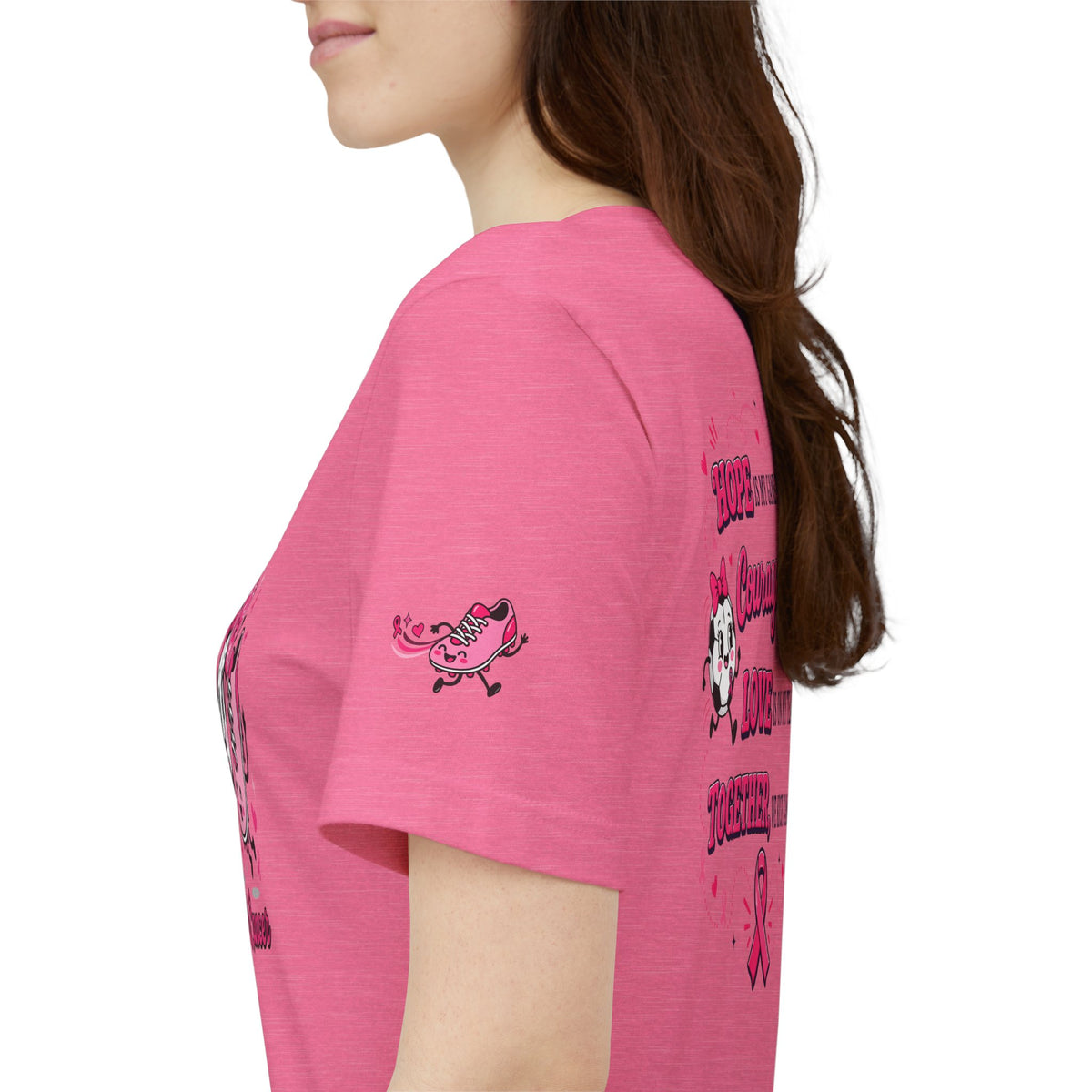 Kick Cancer Pink Ribbon Tee | Breast Cancer Awareness Shirt
