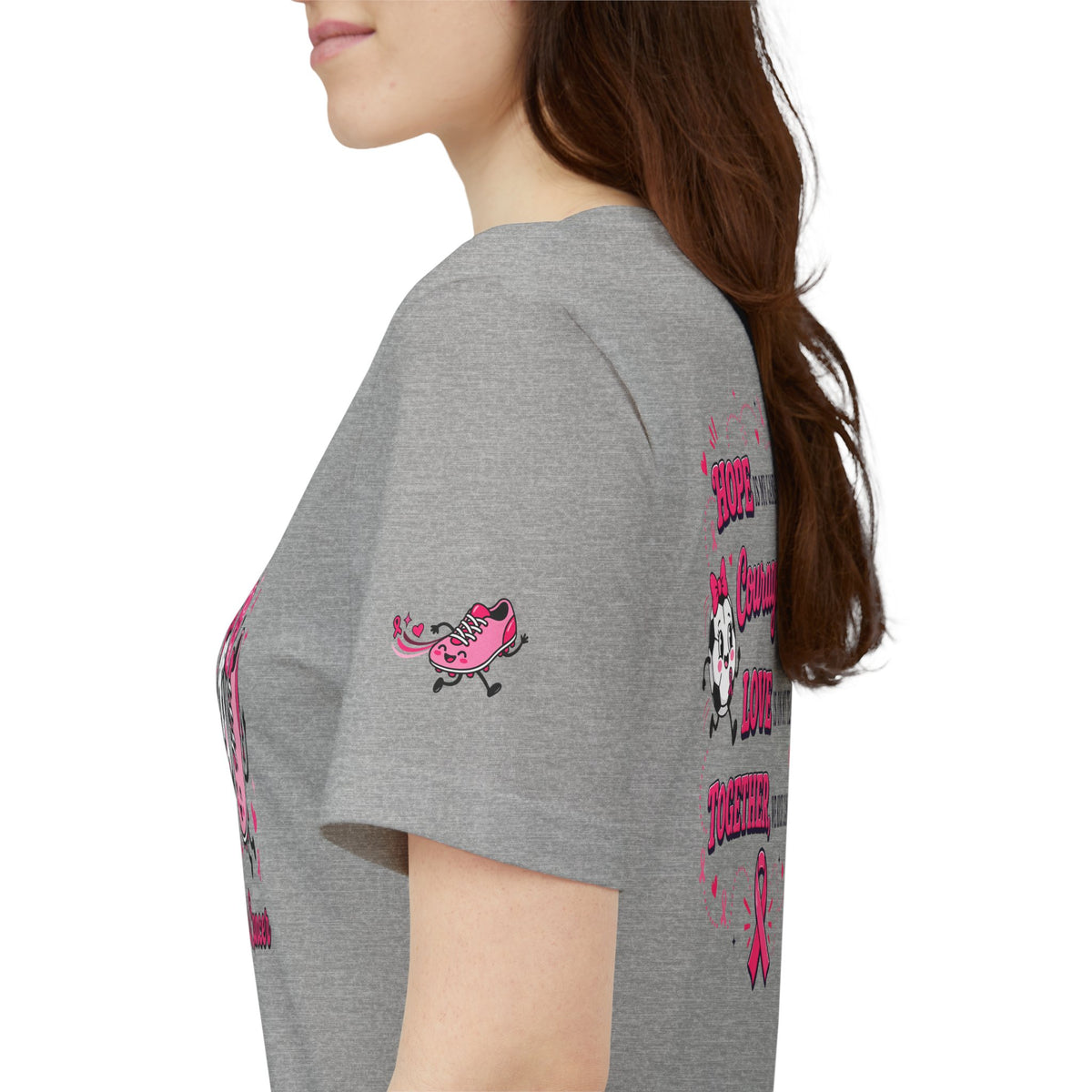 Kick Cancer Pink Ribbon Tee | Breast Cancer Awareness Shirt