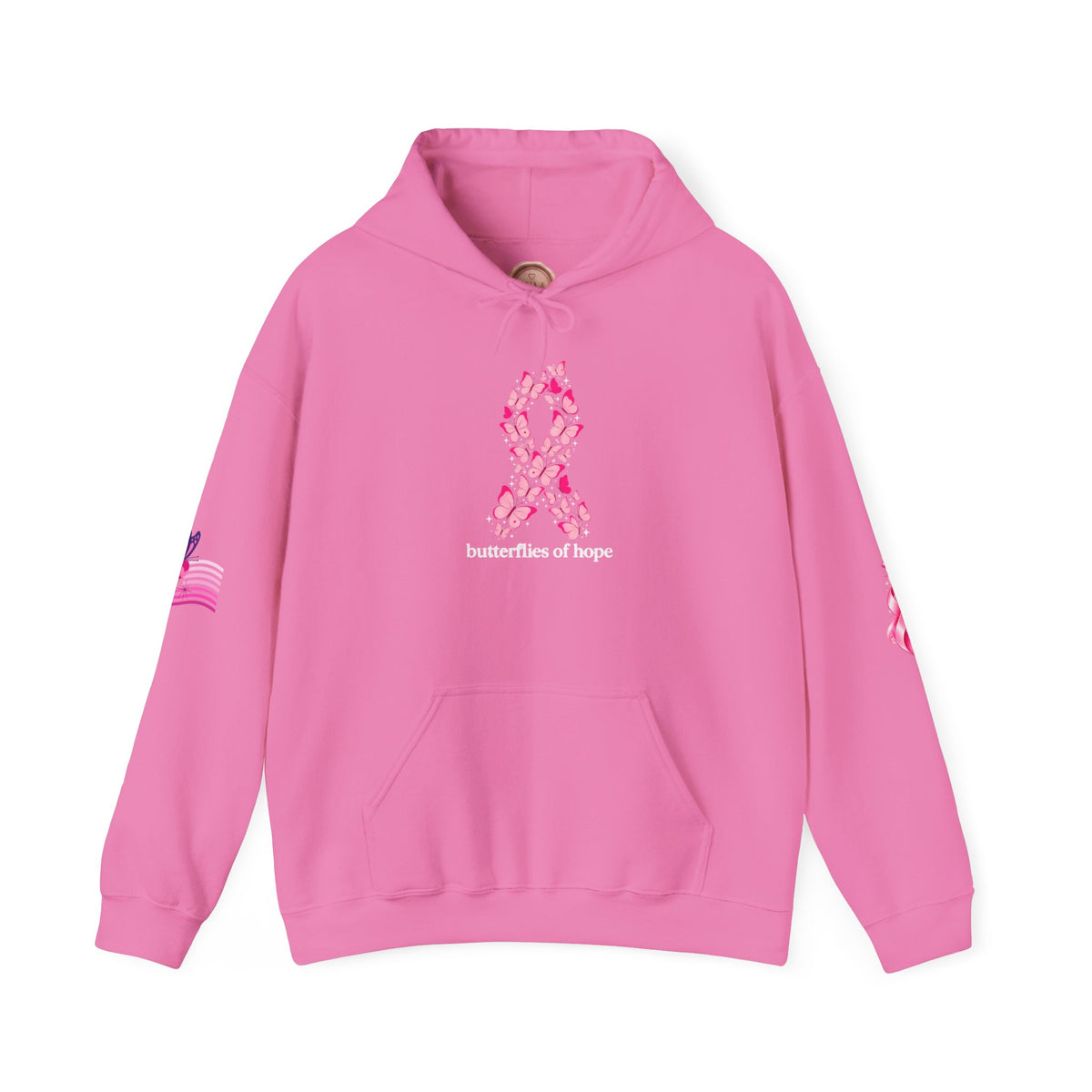Pink Ribbon Support Hoodie | Breast Cancer Awareness, Survivor Solidarity