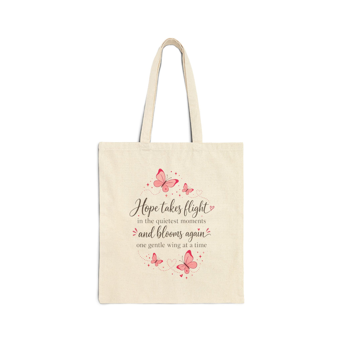Butterflies of Hope Pink Ribbon Tote | Breast Cancer Awareness