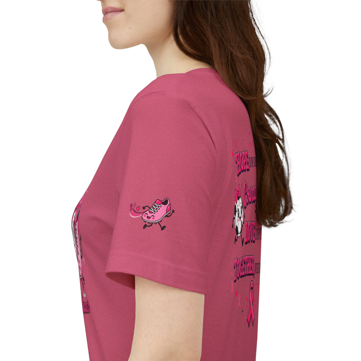 Kick Cancer Pink Ribbon Tee | Breast Cancer Awareness Shirt