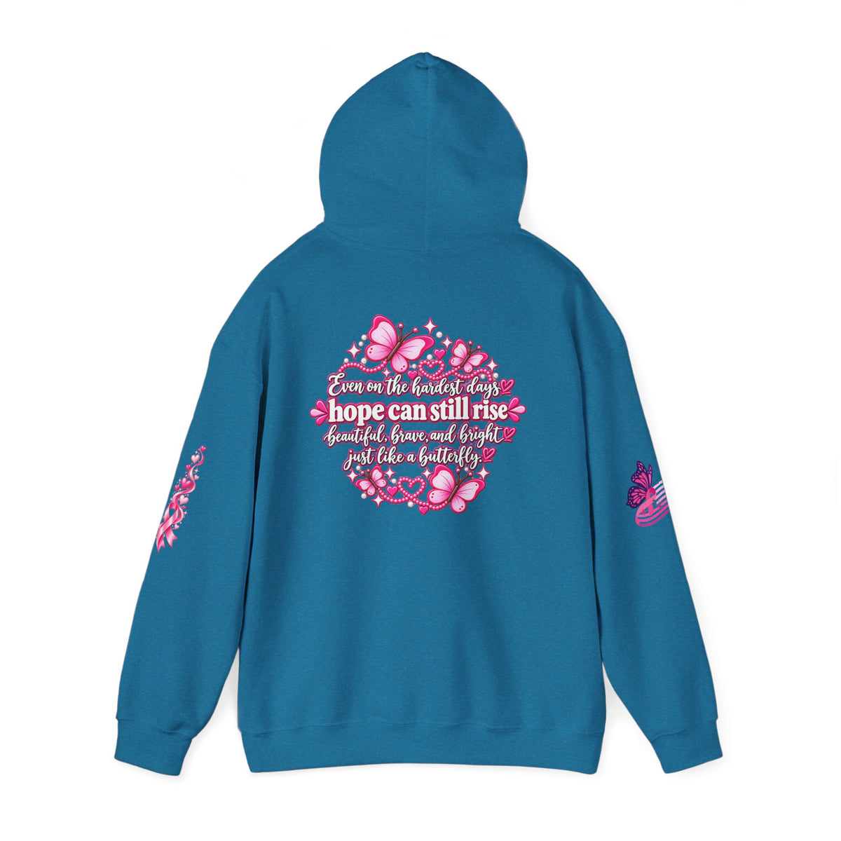Pink Ribbon Support Hoodie | Breast Cancer Awareness, Survivor Solidarity