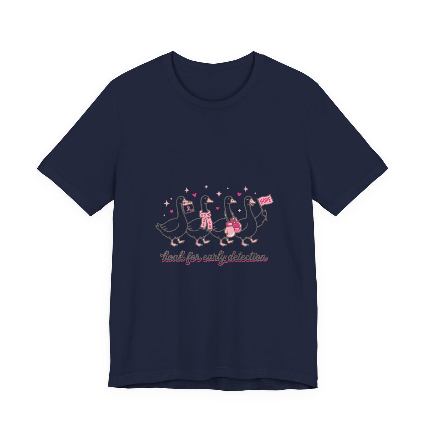 Think Pink Ribbon Ducks T-Shirt | Breast Cancer Awareness, Survivor Support