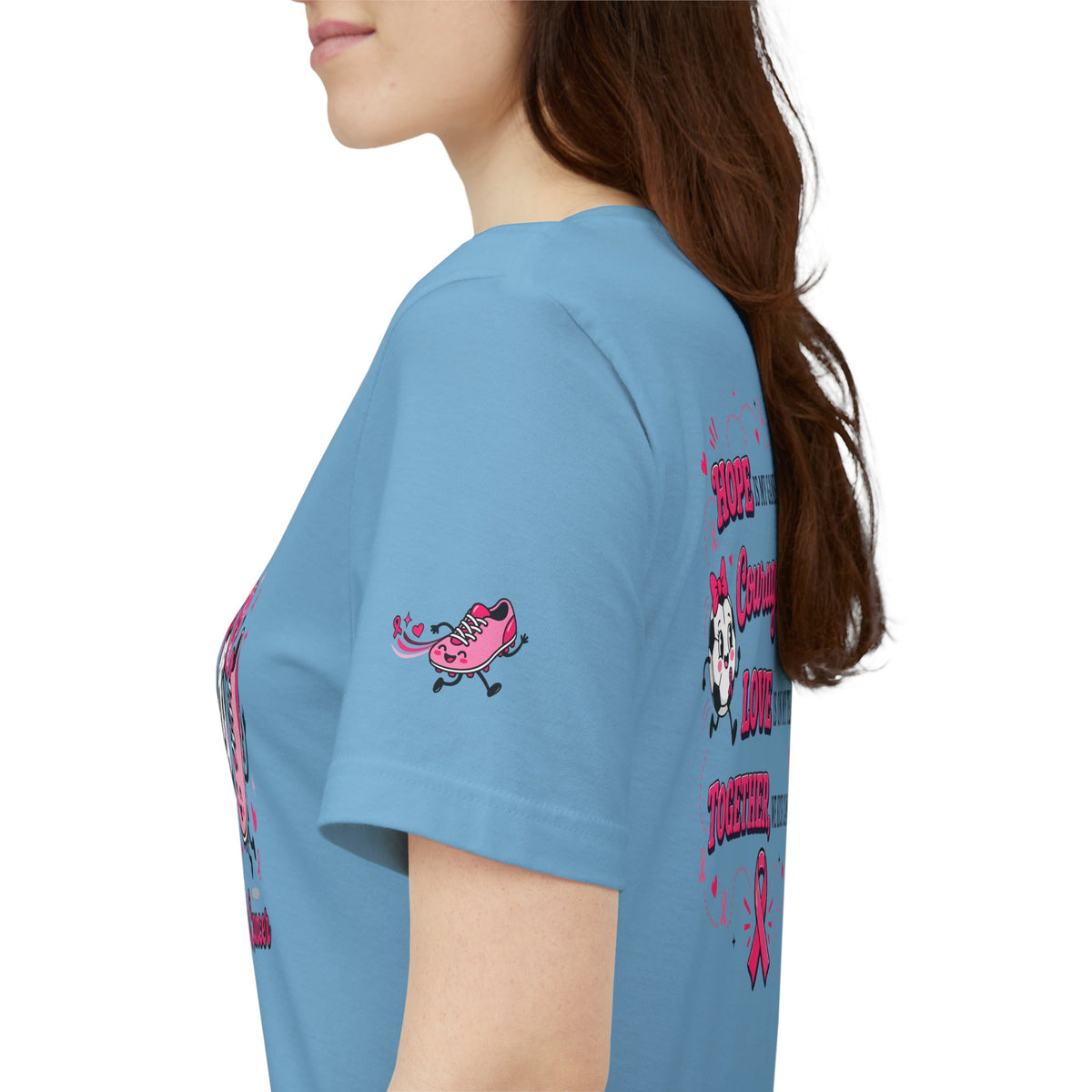 Kick Cancer Pink Ribbon Tee | Breast Cancer Awareness Shirt