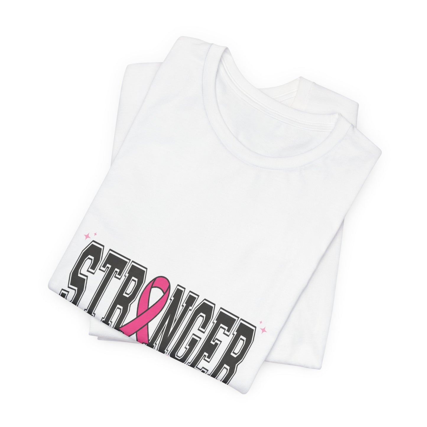 Stronger Together T-Shirt | Breast Cancer Awareness pink ribbon solidarity