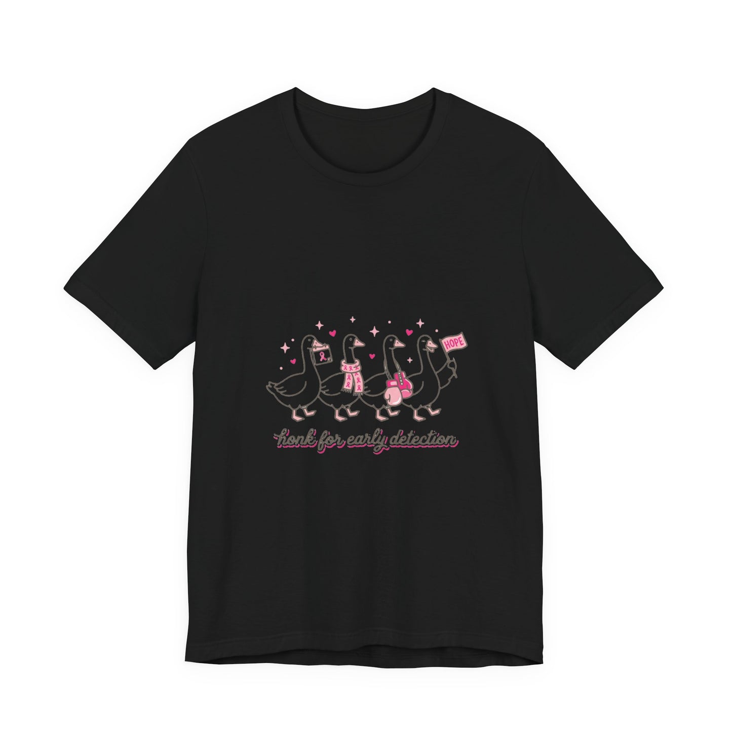 Think Pink Ribbon Ducks T-Shirt | Breast Cancer Awareness, Survivor Support