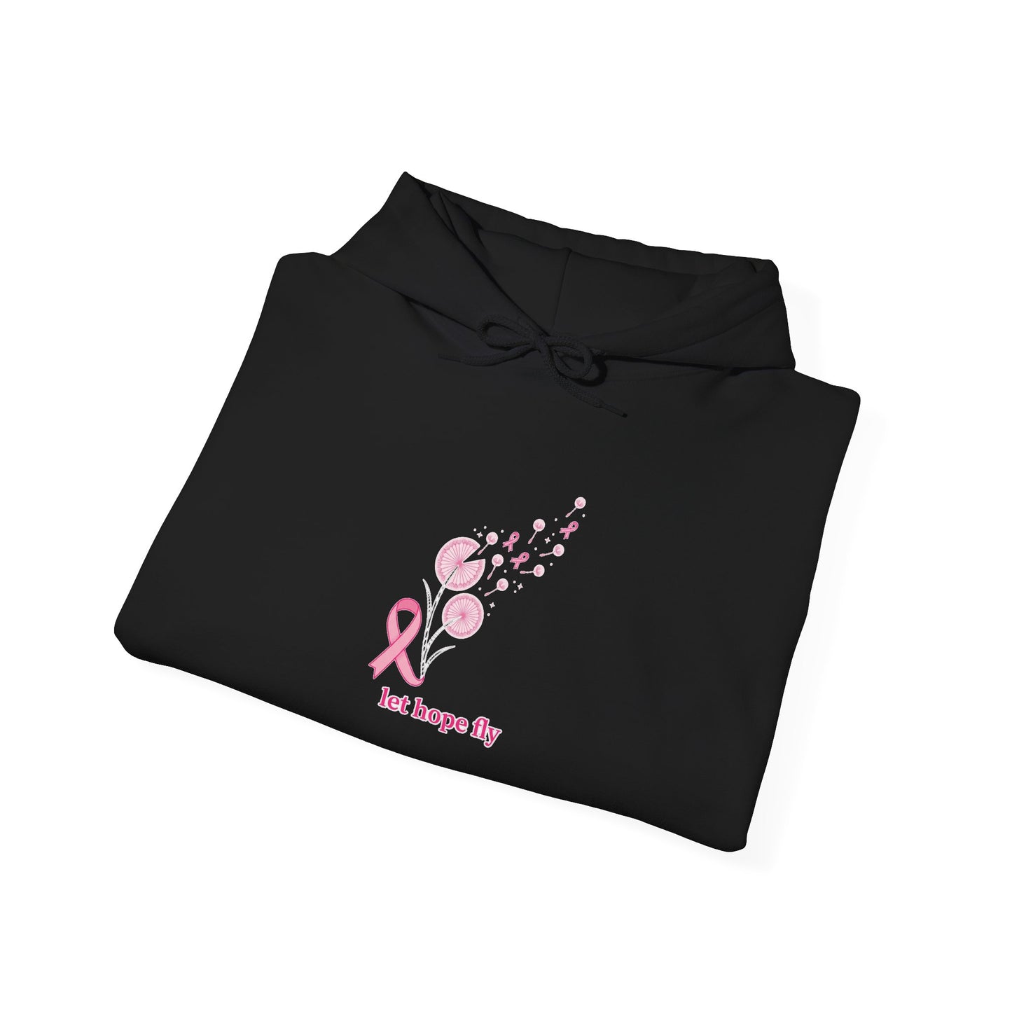 Pink Ribbon 'let hope fly' Hoodie | Breast Cancer Awareness