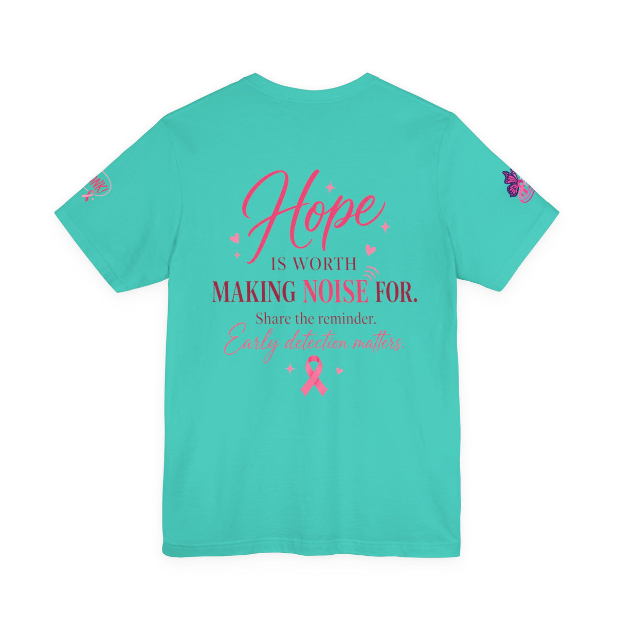 Think Pink Ribbon Geese T-Shirt | Breast Cancer Awareness, Survivor Support