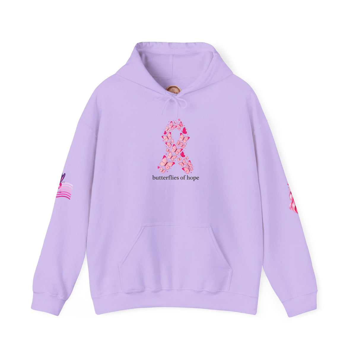 Pink Ribbon Support Hoodie | Breast Cancer Awareness, Survivor Solidarity