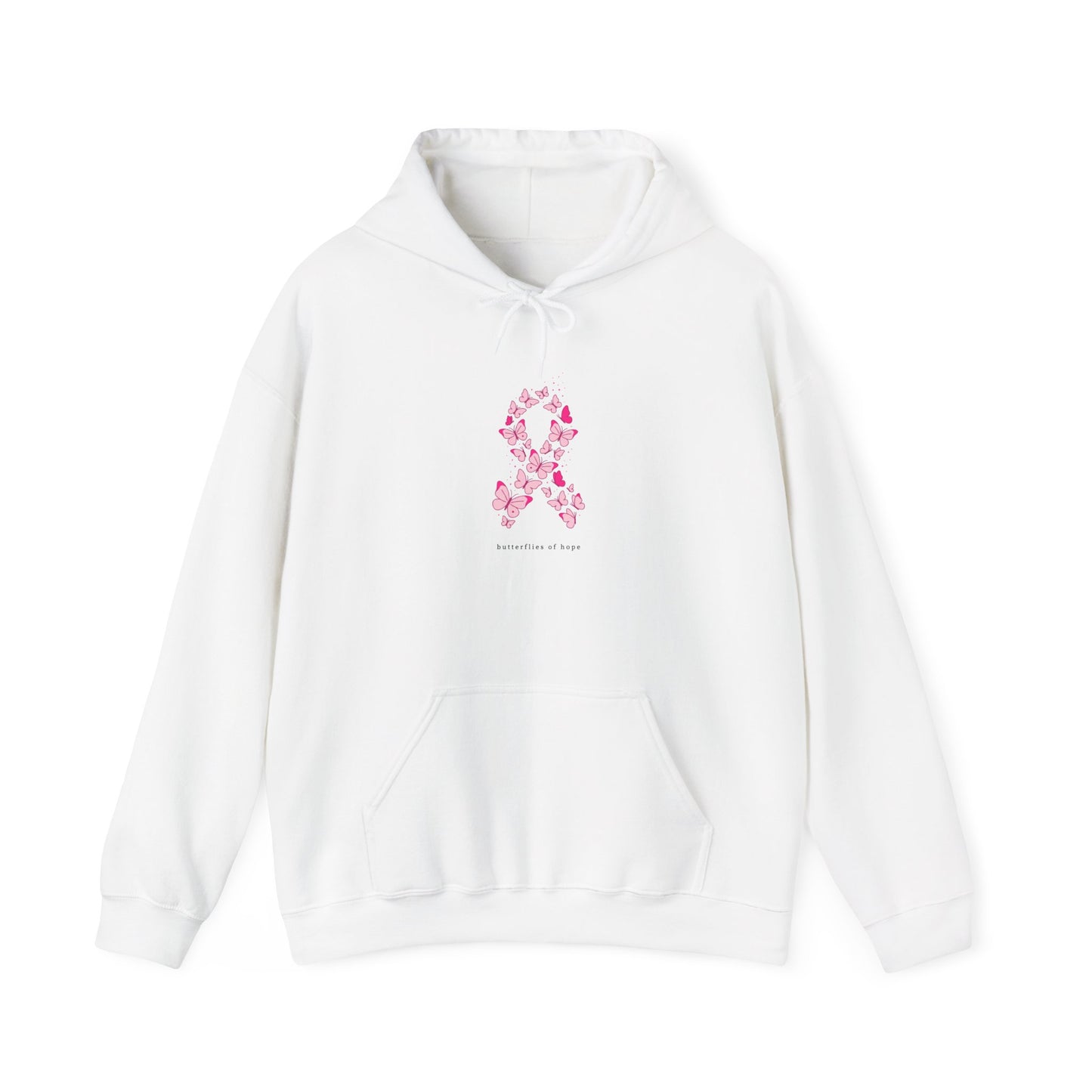 Pink Ribbon Support Hoodie | Breast Cancer Awareness, Survivor Solidarity