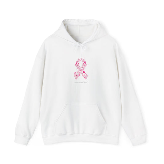 Pink Ribbon Support Hoodie | Breast Cancer Awareness, Survivor Solidarity