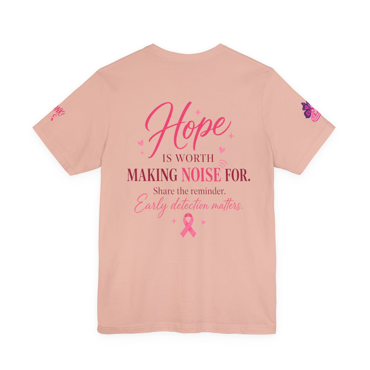 Think Pink Ribbon Geese T-Shirt | Breast Cancer Awareness, Survivor Support