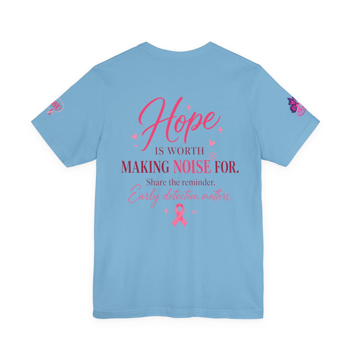 Think Pink Ribbon Geese T-Shirt | Breast Cancer Awareness, Survivor Support