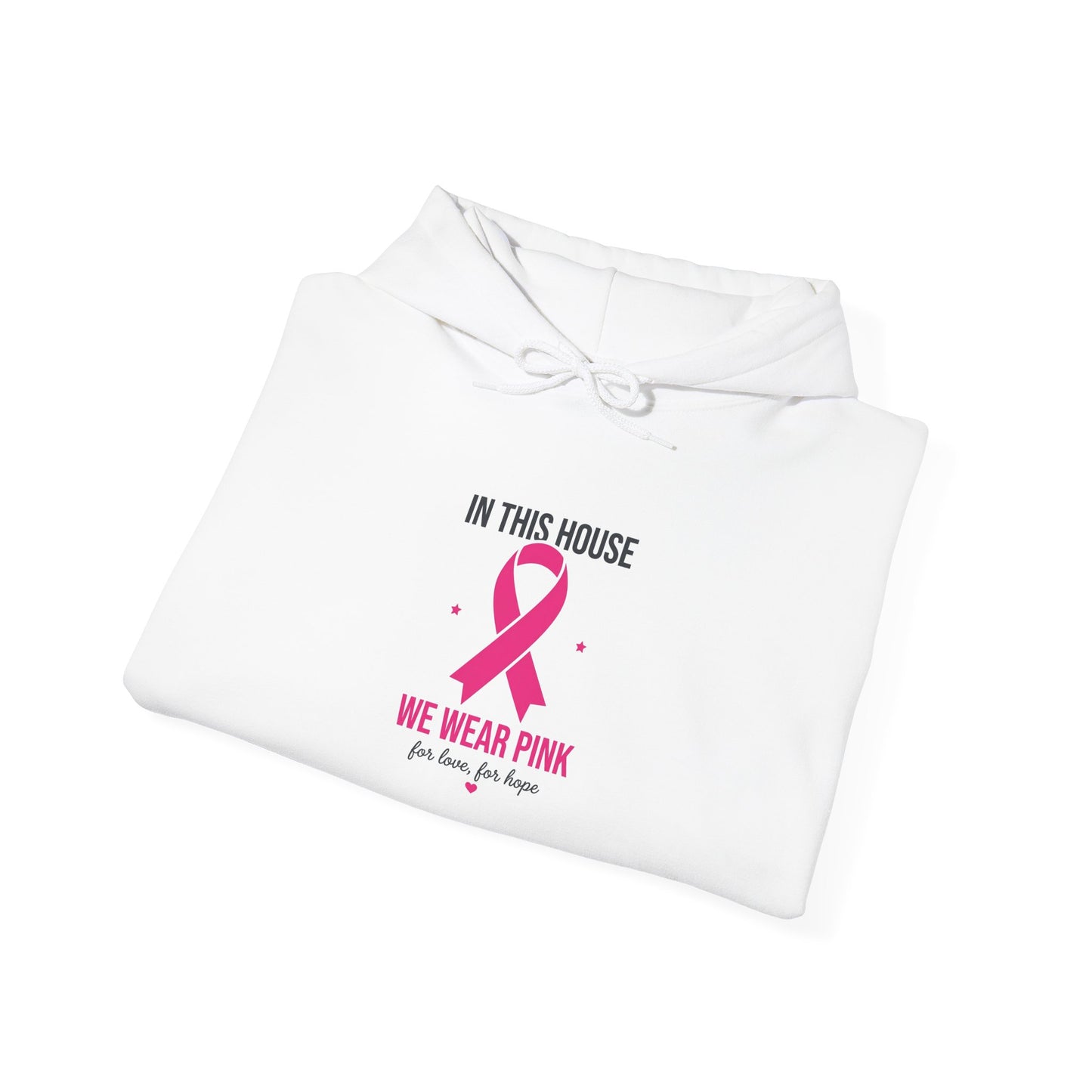 Breast Cancer Awareness Ribbon Hoodie | Pink Support Sweatshirt