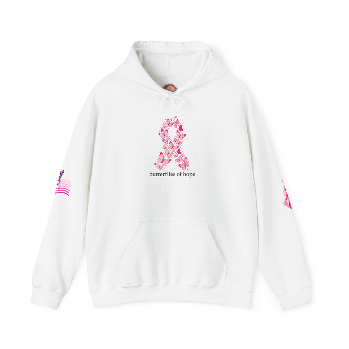 Pink Ribbon Support Hoodie | Breast Cancer Awareness, Survivor Solidarity