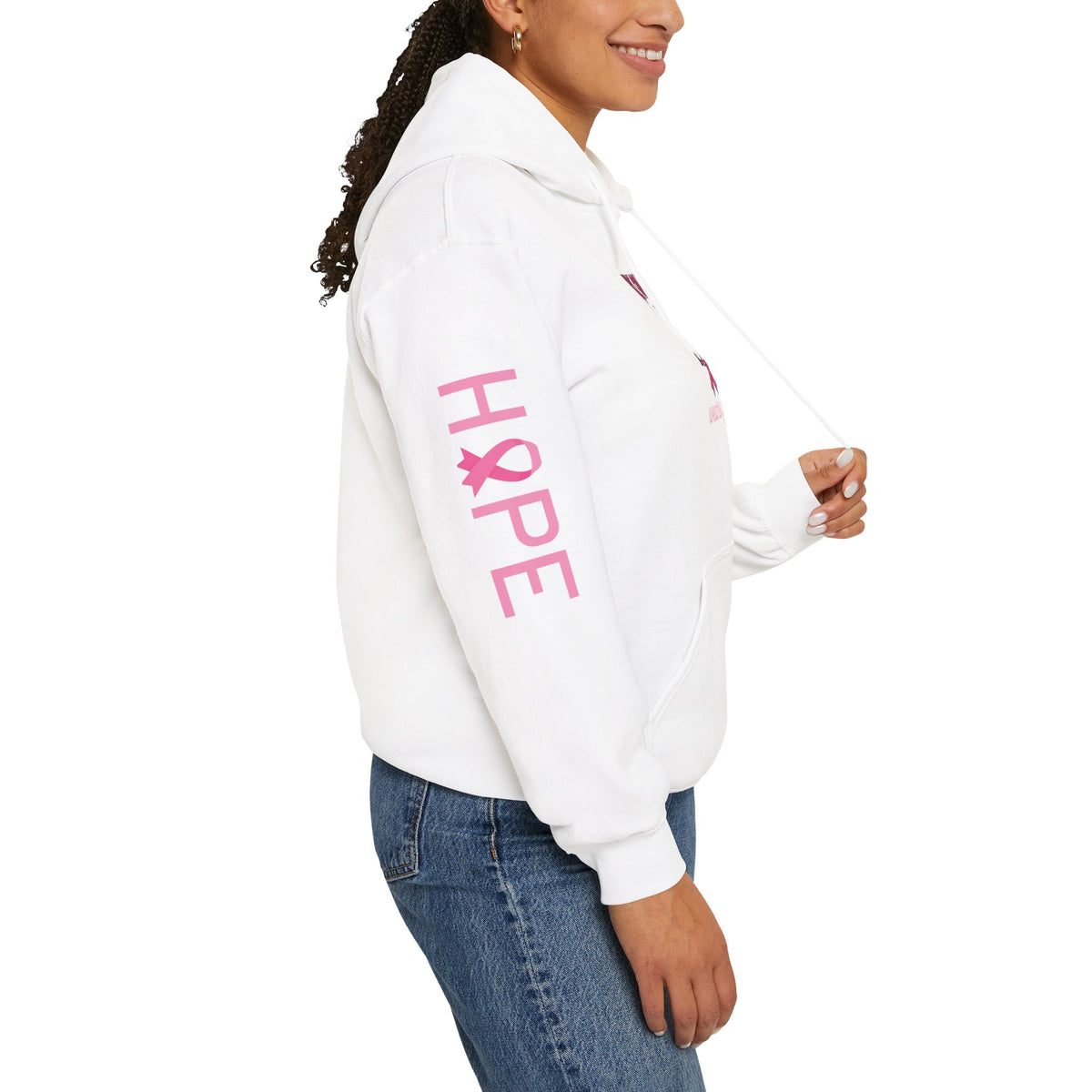 Nurse Squad Wears Pink Hoodie | Breast Cancer Awareness Nurse Pullover | Pink Ribbon Support Hoodie