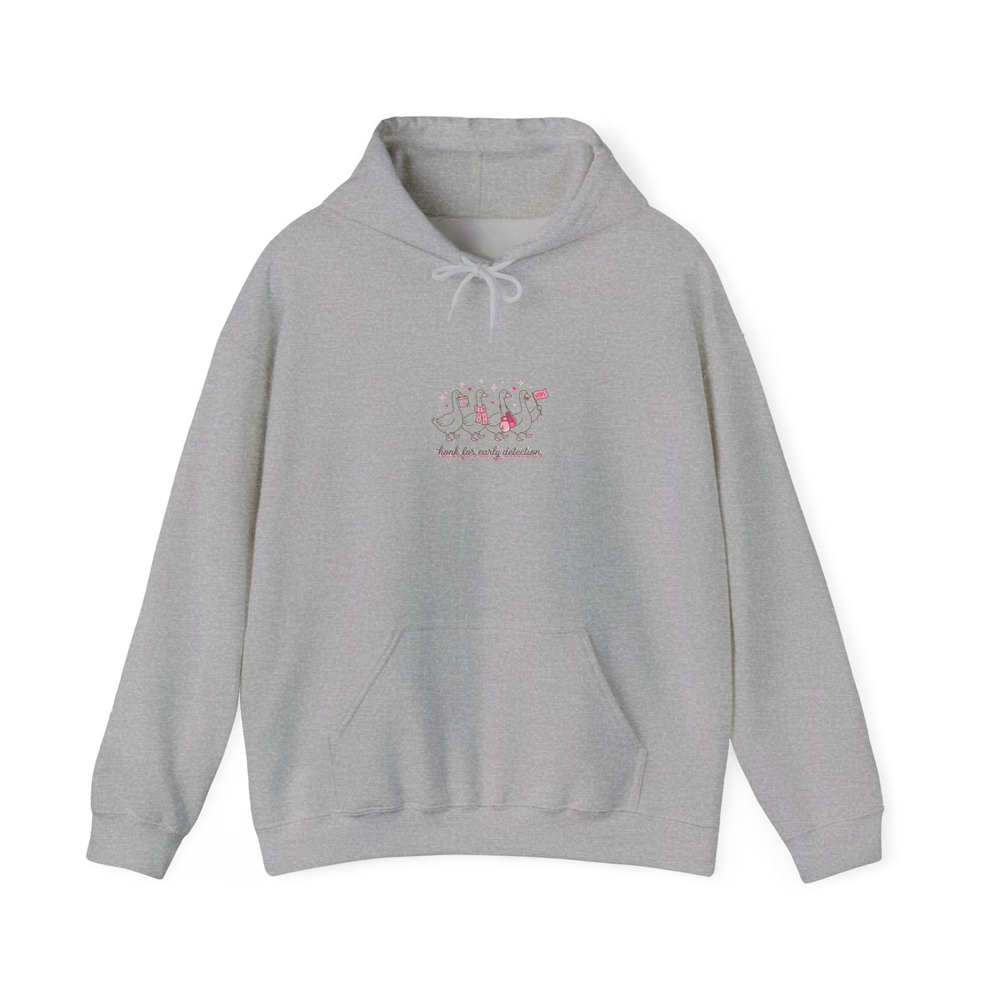 Breast Cancer Ribbon Support Hoodie | Pink Awareness Typography