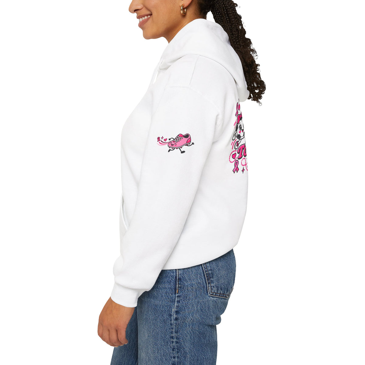 Kick Cancer Breast Cancer Awareness Hoodie | Pink Ribbon Support