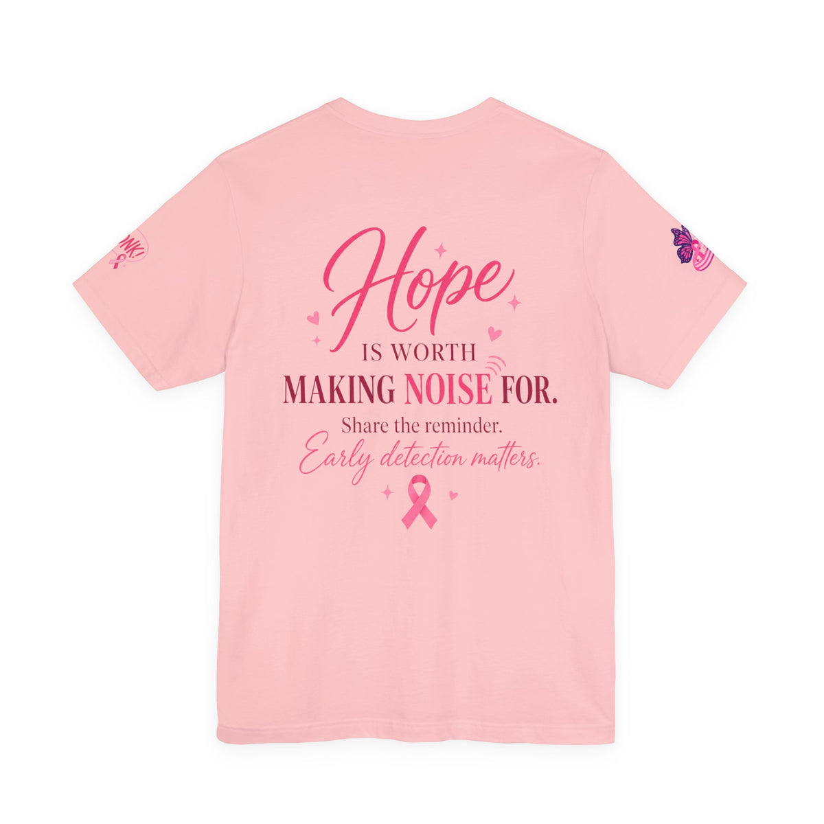 Think Pink Ribbon Geese T-Shirt | Breast Cancer Awareness, Survivor Support