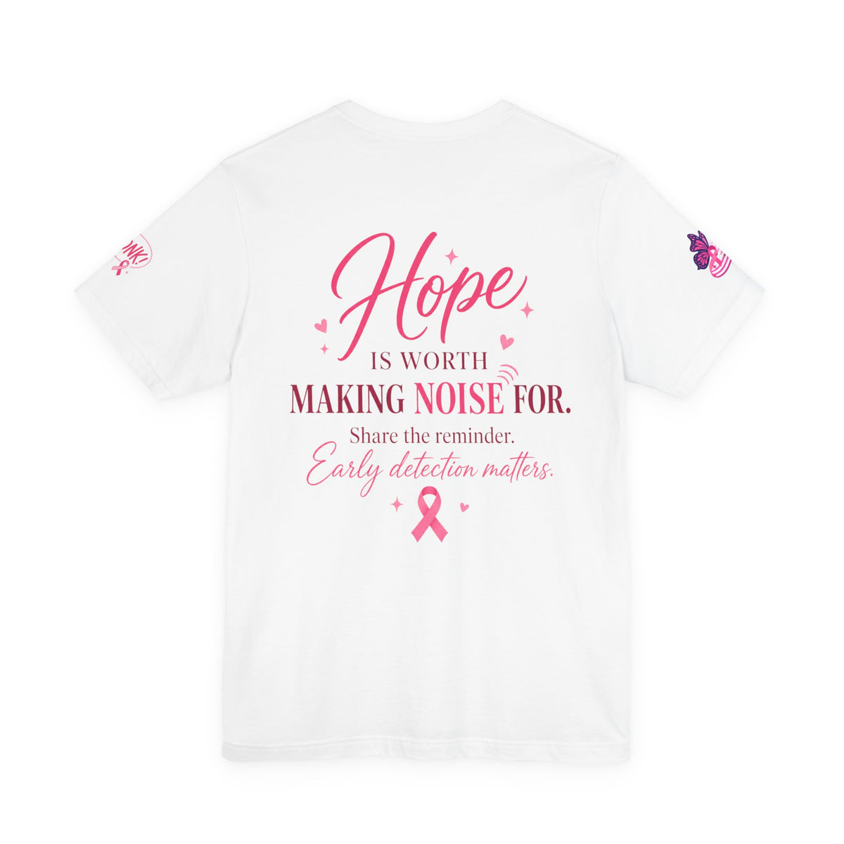 Think Pink Ribbon Geese T-Shirt | Breast Cancer Awareness, Survivor Support