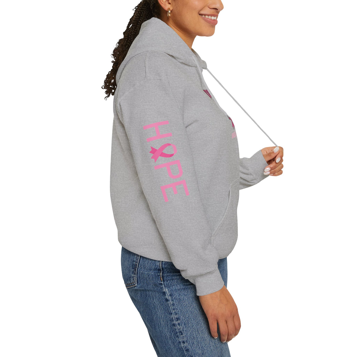 Nurse Squad Wears Pink Hoodie | Breast Cancer Awareness Nurse Pullover | Pink Ribbon Support Hoodie