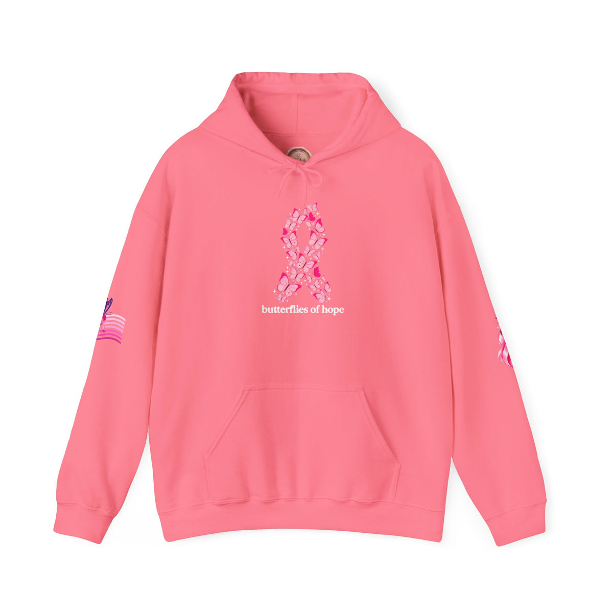 Pink Ribbon Support Hoodie | Breast Cancer Awareness, Survivor Solidarity