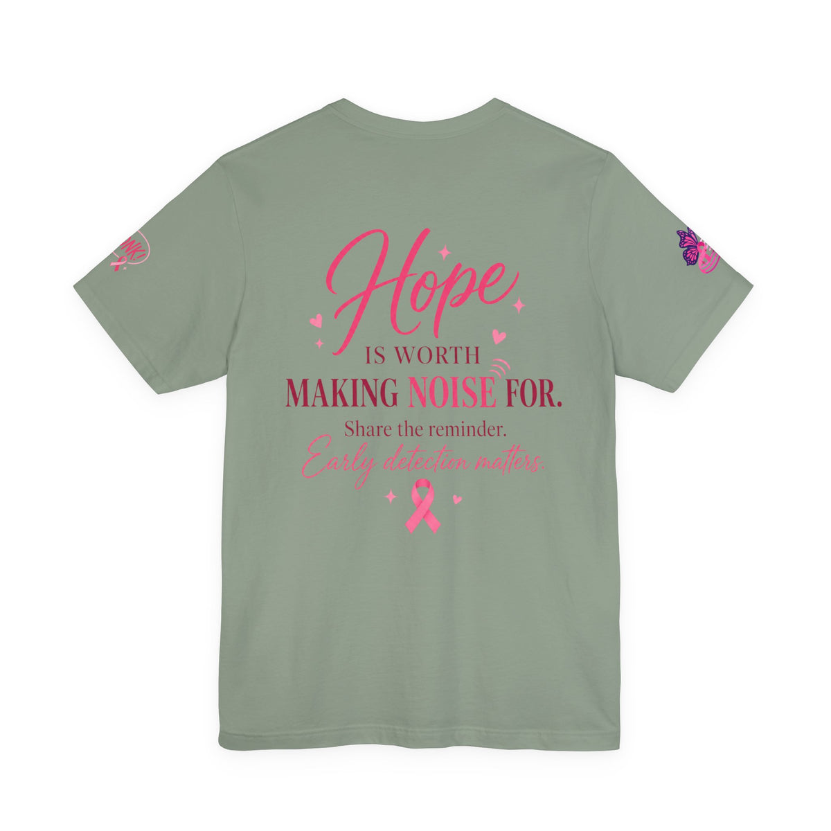 Think Pink Ribbon Geese T-Shirt | Breast Cancer Awareness, Survivor Support