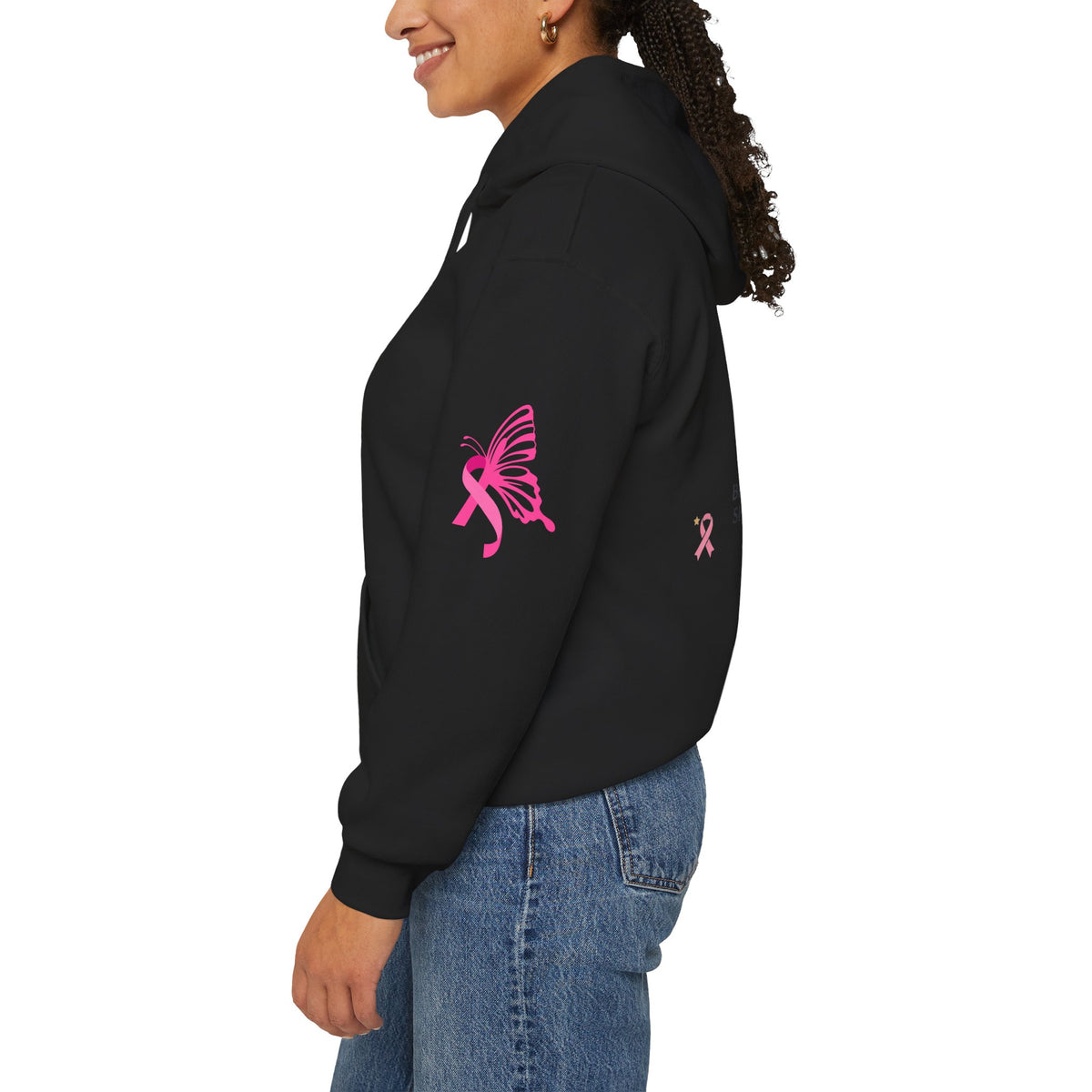 Nurse Squad Wears Pink Hoodie | Breast Cancer Awareness Nurse Pullover | Pink Ribbon Support Hoodie