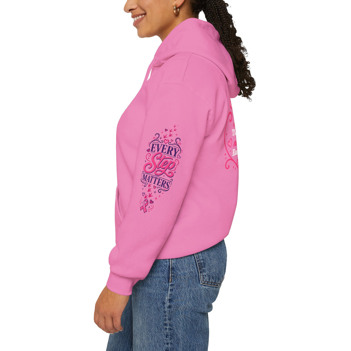 Breast Cancer Ribbon Support Hoodie | Honk for Early Detection | Pink Awareness