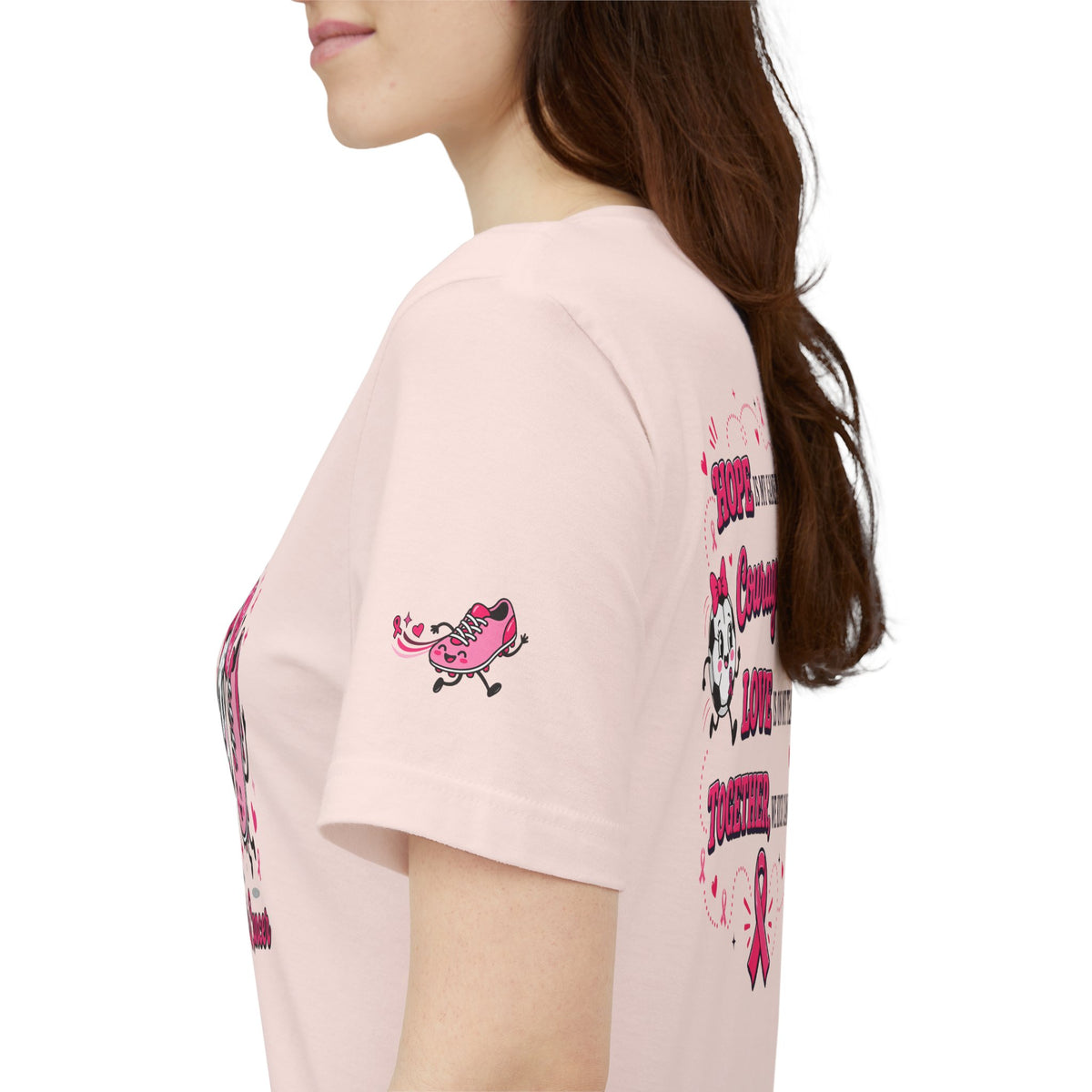 Kick Cancer Pink Ribbon Tee | Breast Cancer Awareness Shirt
