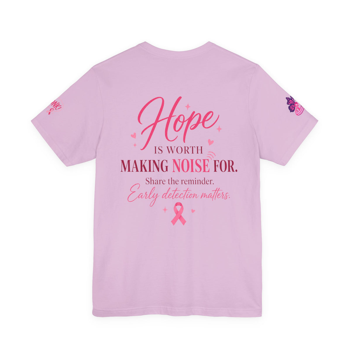 Think Pink Ribbon Geese T-Shirt | Breast Cancer Awareness, Survivor Support