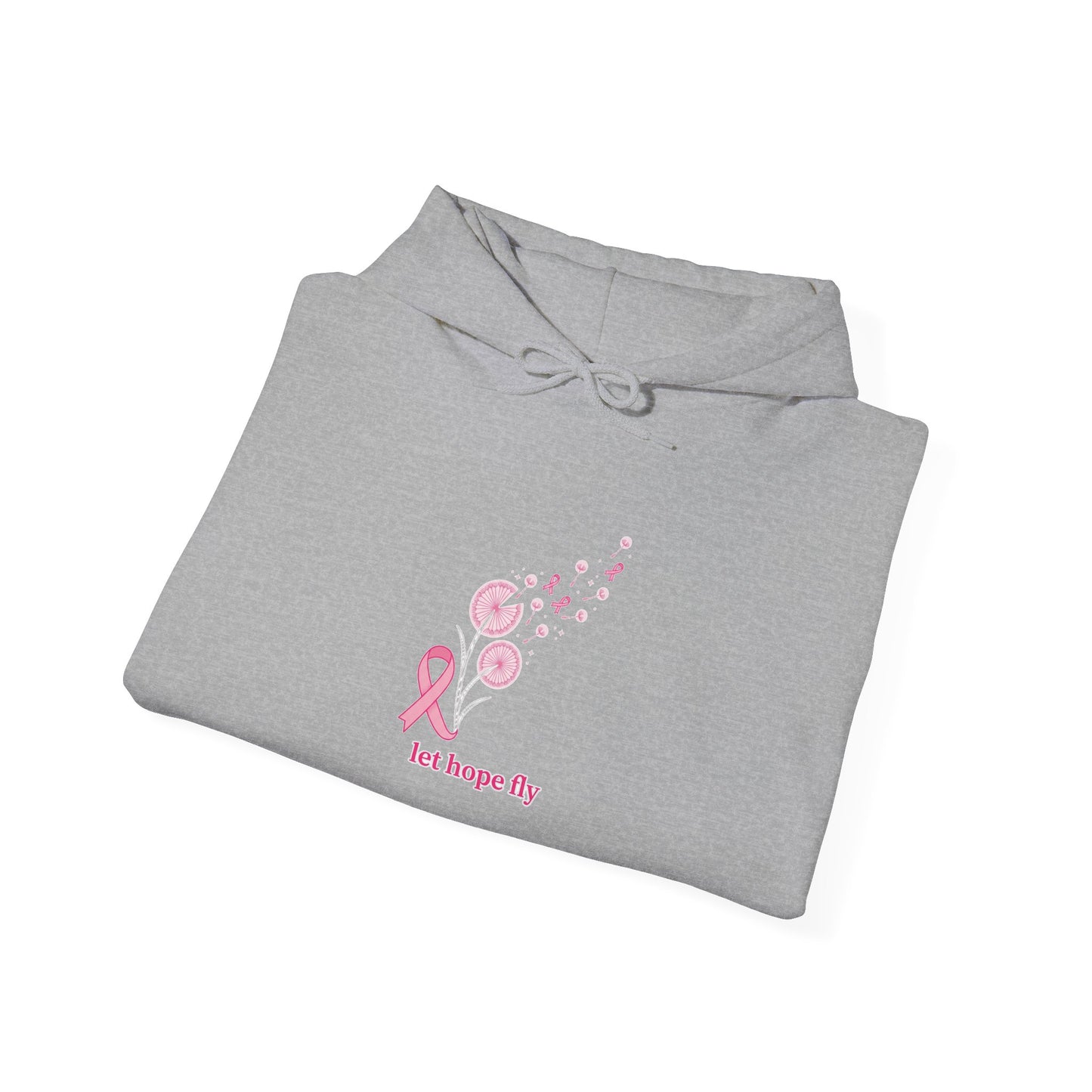 Pink Ribbon 'let hope fly' Hoodie | Breast Cancer Awareness