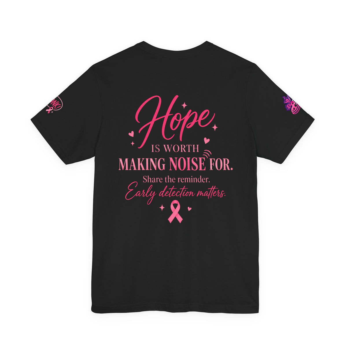 Think Pink Ribbon Geese T-Shirt | Breast Cancer Awareness, Survivor Support