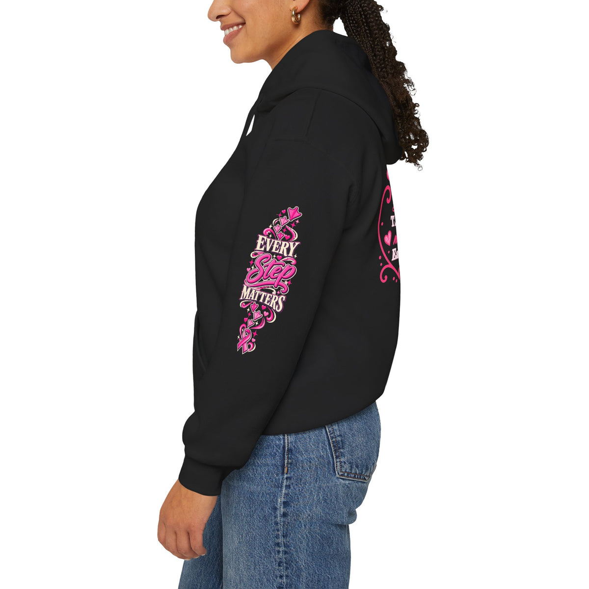 Breast Cancer Ribbon Support Hoodie | Honk for Early Detection | Pink Awareness