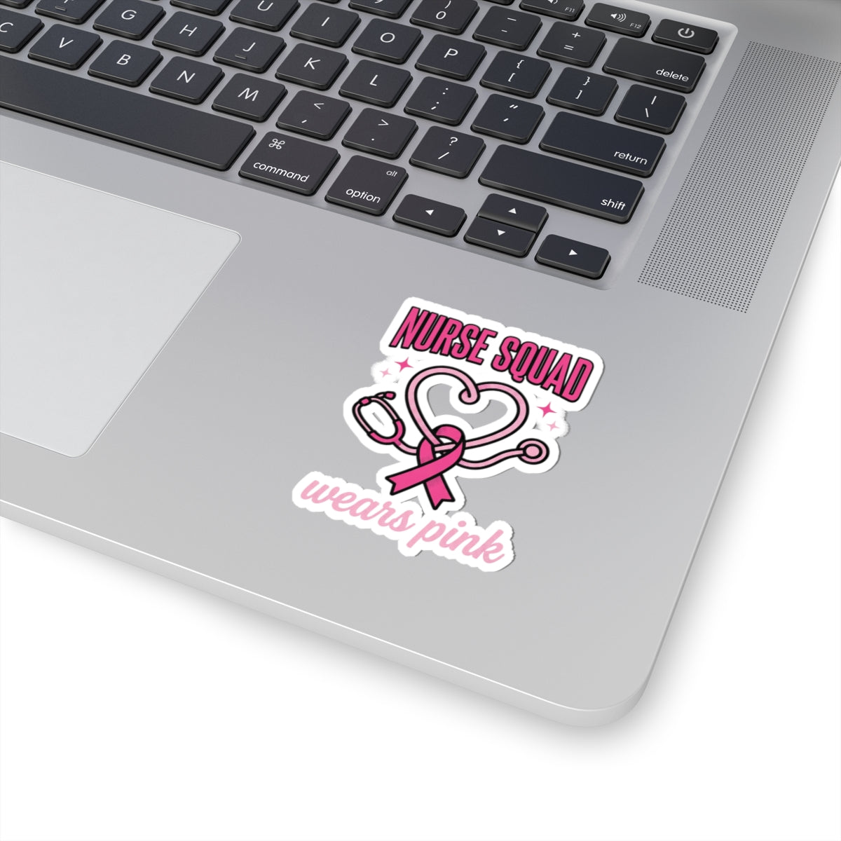 Nurse Squad Wears Pink Sticker | Breast Cancer Awareness, Pink Ribbon