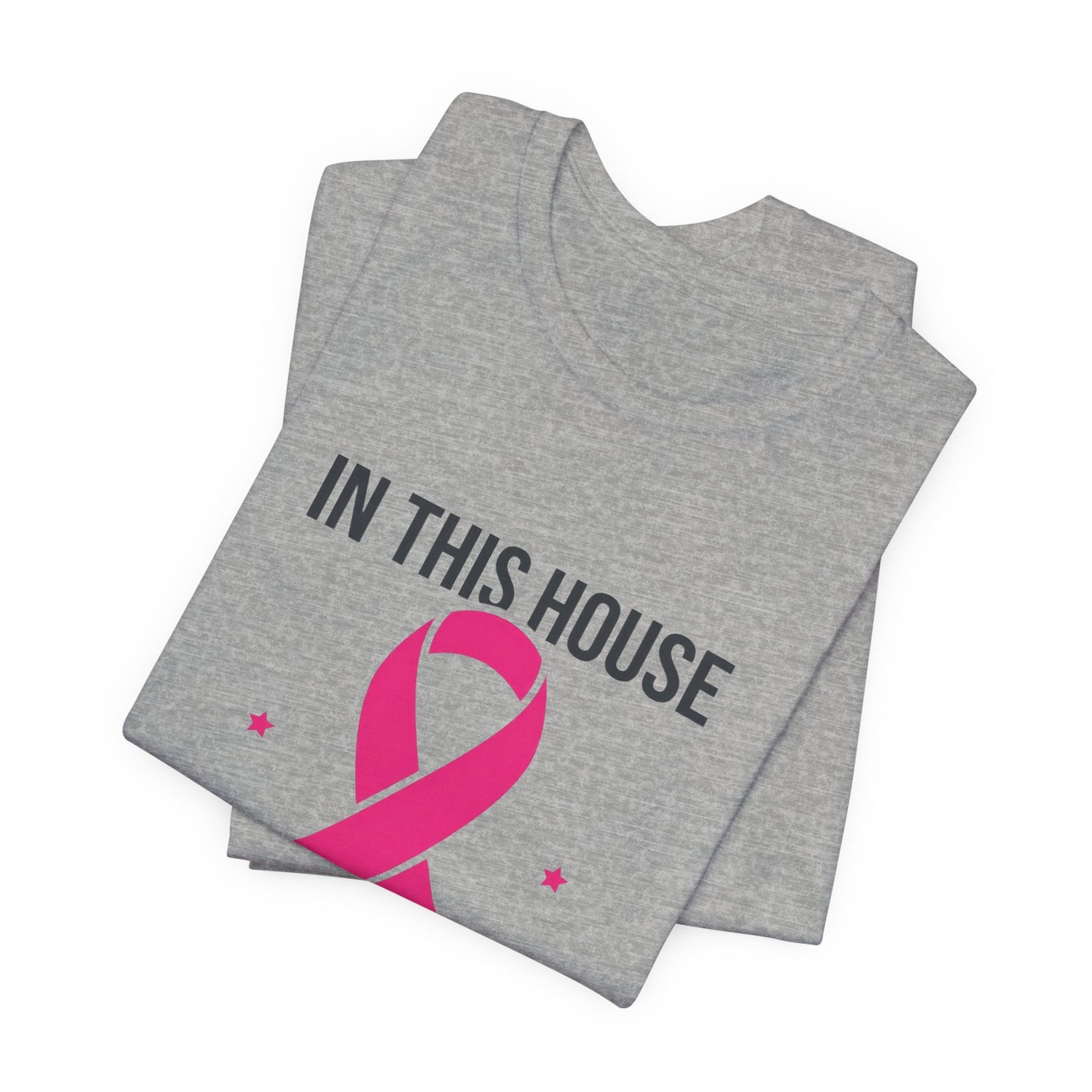 We Wear Pink Ribbon Tee | Breast Cancer Awareness, Support Shirt